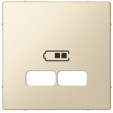 Schneider Electric Merten SM Беж Накладка центральная для USB механизма 2,1А