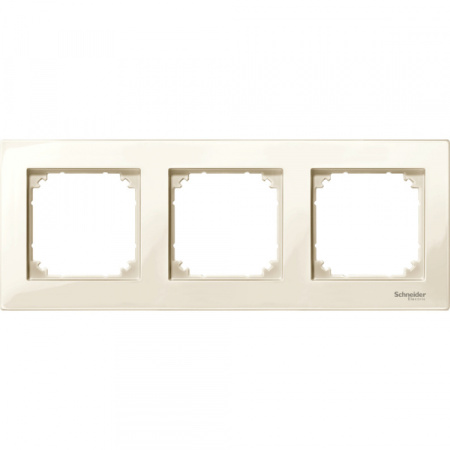 Schneider Electric Merten SM M-Plan Беж глянец Рамка 3-ая