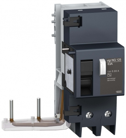 Schneider Electric Acti 9 Vigi NG125 Блок дифференциальной защиты 2P 63A 30МА AC