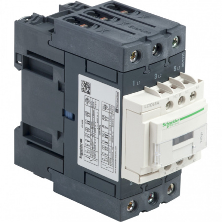 Schneider Electric Contactors D Telemecanique Контактор 3P Everlink 440В, 65A, 3НО сил.конт. 1НО+1НЗ доп.конт. катушка 220В АС