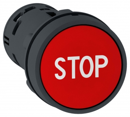 Schneider Electric XB7 Кнопка 22мм красная 1НЗ с маркировкой STOP