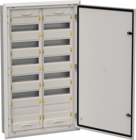 TITAN 5 Корпус мет. ЩРв-144 (2х72) 1005х625х130 IP31 сер IEK