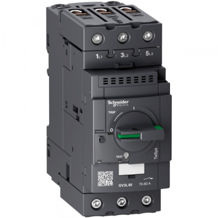 Schneider Electric Автоматический выключатель с магнитным расцепителем 80А зажим Everlink