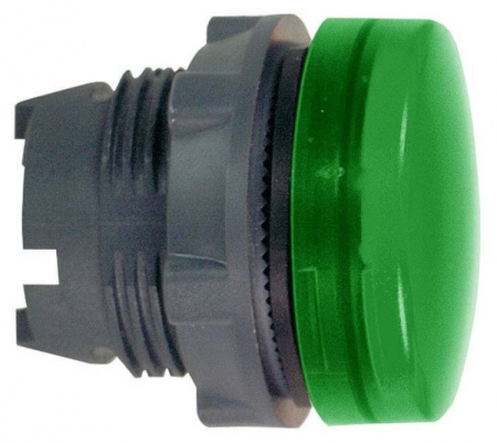 Schneider Electric XB5 Головка сигнальной лампы 22мм зеленая (ZB5AV03)