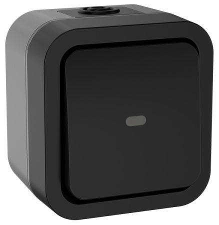 IEK TORS Переключатель однокл. с ин. 10А IP55 TS102 графит