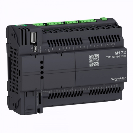 Schneider Electric M172 Производит., без дисплея, 28 I/O Eth 2 RS485 изол