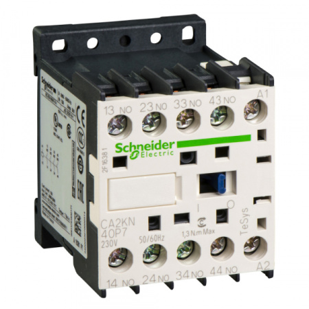 Schneider Electric Auxiliary contactors Промежуточное реле 4НО, цепь управления 230В 50/60Гц, винтовой зажим