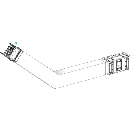 Schneider Electric CANALIS KSA СЕКЦИЯ С ИЗМ УГЛОМ ВЕРТИАЛЬНАЯ ВВЕРХ НА ЗАКАЗ 630А. A.B.=290 ДО 800