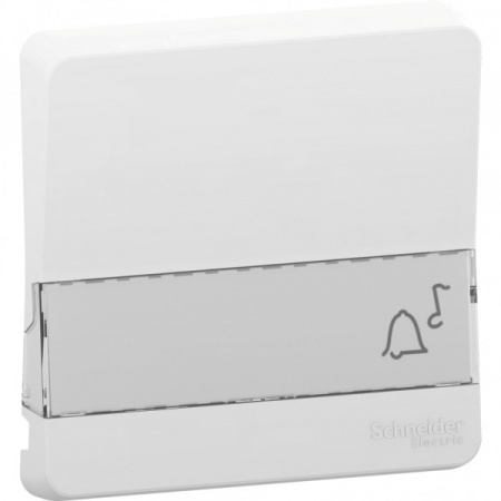 Schneider Electric Mureva Styl Бел Клавиша с линзой подсветки и полем для этикеток, IP55