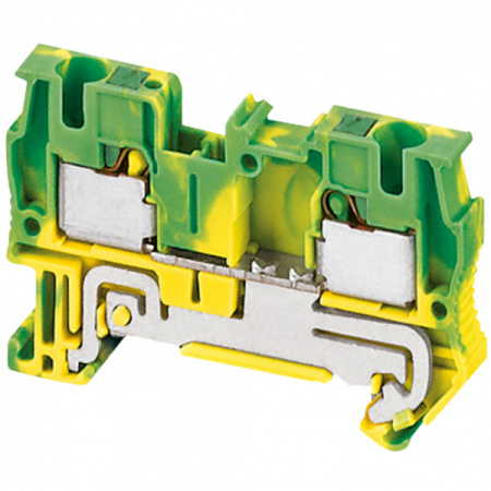 Schneider Electric Клеммник Pit с/з 2 точки 4мм,желто-зел.