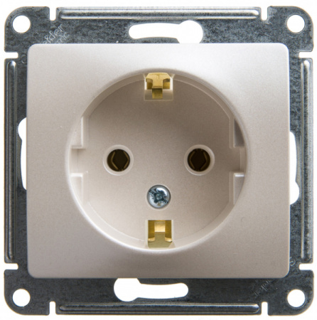 Systeme Electric Glossa Перламутр Розетка с/з, 16А