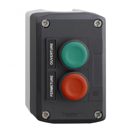 Schneider Electric Кнопочный пост 2 кнопки с возвратом XALD241