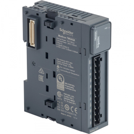 Schneider Electric Аналоговый модуль расширения ТМ3 4 аналоговых выхода