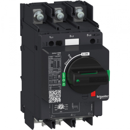 Schneider Electric Автоматический выключатель GV4L с магнитным расцепителем 2A 50kA зажим под кольцевой наконечник