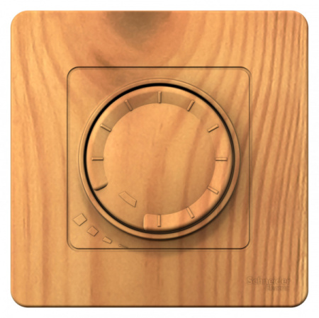 Systeme Electric Blanca внутр Ясень Светорегулятор (диммер) поворотно-нажимной 400ВТ