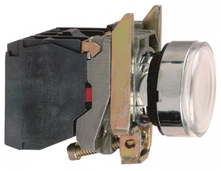 Schneider Electric XB4 Кнопка с возвратом, с подсветкой 22мм 48-120В
