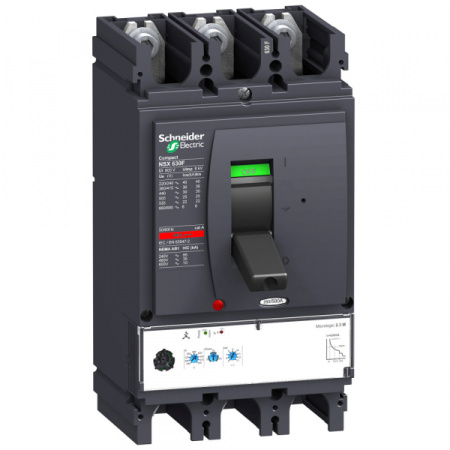 Schneider Electric Compact NSX 630F Автоматический выключатель Micrologic 2.3M 500A 3P 3Т