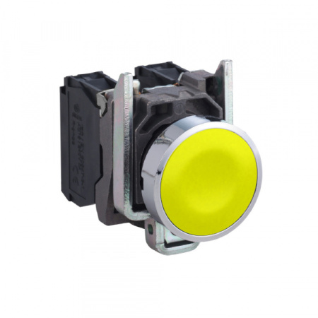 Schneider Electric XB4 Кнопка желтая с возвратом 22мм
