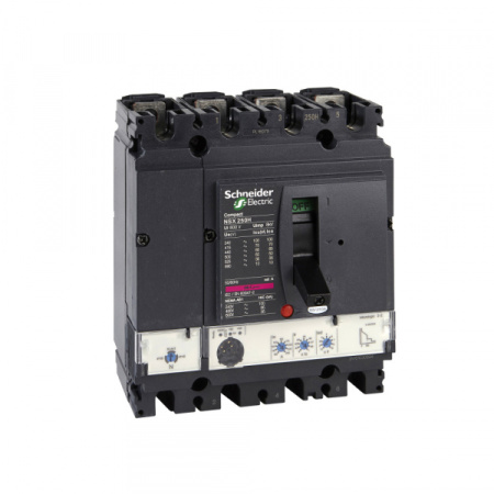 Schneider Electric Compact NSX Силовой Автоматический выключатель 4P Iu=100А диапазон уставки тока расцепления: 90А 70кА IP30