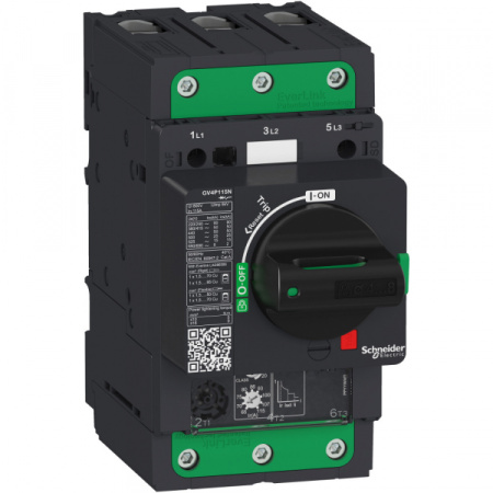 Schneider Electric Автоматический выключатель GV4P с комбинированным расцепителем 80A 50kA зажим Everlink