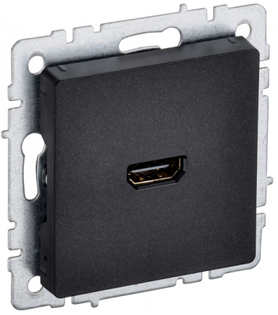 IEK BRITE BASE Черный Розетка HDMI РHDMI-0-БрЧ