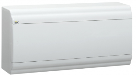 IEK PRIME Корпус пластиковый навесной ЩРН-П-18 белый/белая дверь IP41