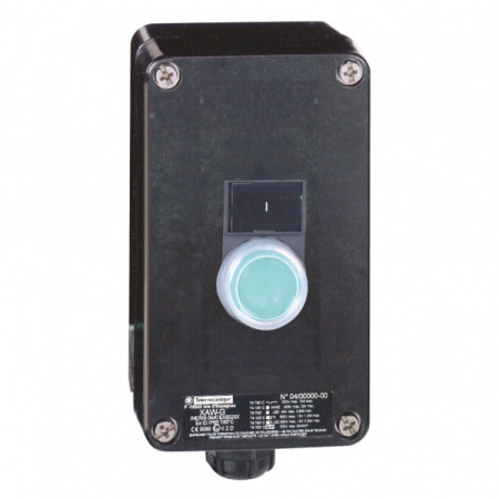 Schneider Electric Кнопочный пост металлический 1 кнопка пуска ATEX XAWF100EX