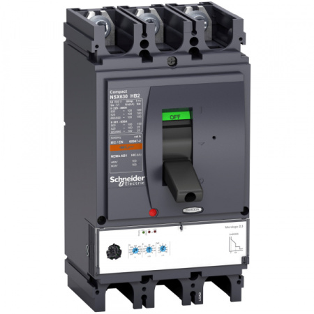 Schneider Electric Compact NS630 3P Выключатель Micrologic 2.3 400A NSX400HB2 (100кА при 690B)