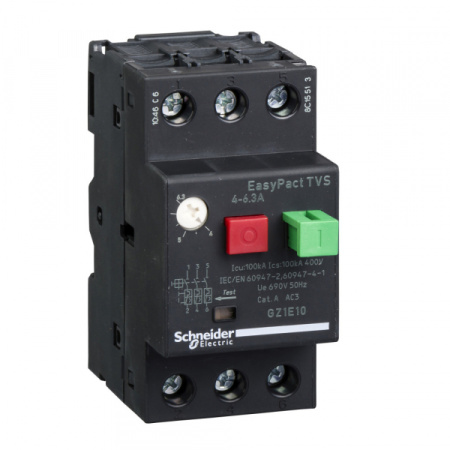 Schneider Electric EasyPact TVS GZ1E Автоматический выключатель 4-6,3A