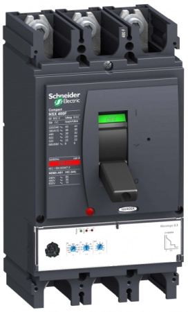 Schneider Electric Compact NSX 400H Автоматический выключатель Micrologic 2.3400A 3P 3D