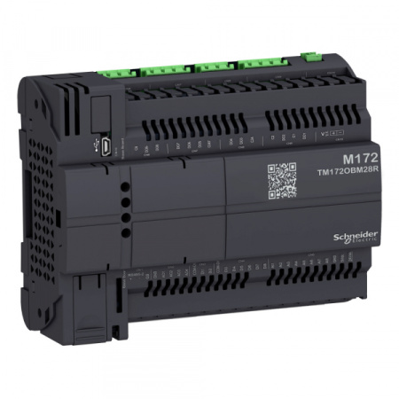 Schneider Electric M172 Оптим., без диспл, 28 I/Os, 2 RS485 изол