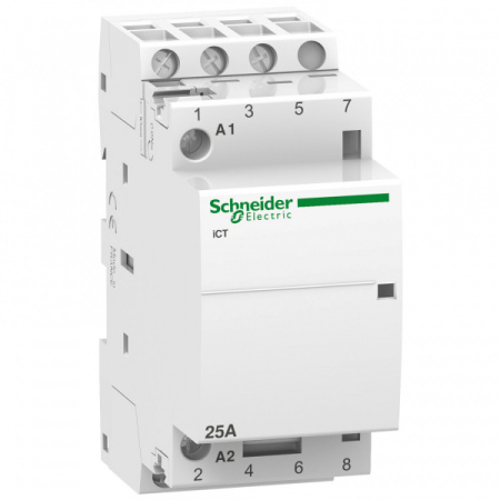 Schneider Electric Acti 9 iCT25A Контактор модульный 3НО 220/240В 60Гц