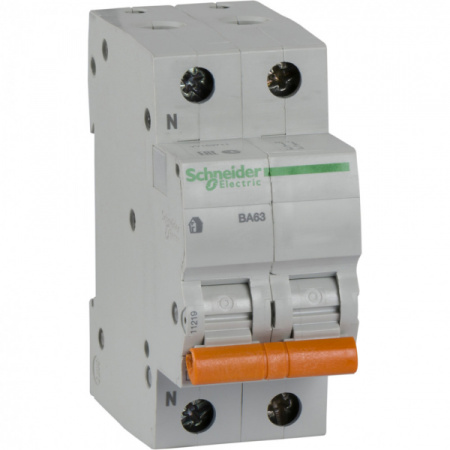 Schneider Electric Домовой ВА63 Автоматический выключатель 1P+N 63A (C) 4.5kA