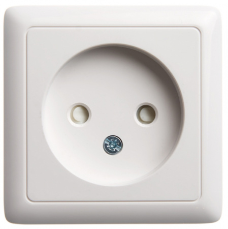 Systeme Electric Wessen ХИТ наруж Бел Розетка б/з со шторками, 16А, 250В
