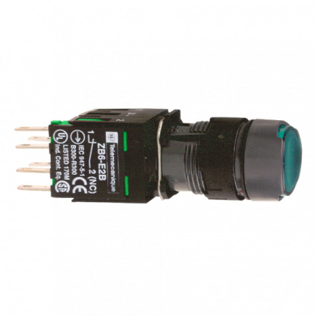 Schneider Electric Кнопка 16мм зеленая с подсветкой XB6AF3B1B