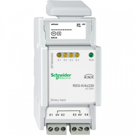 Schneider Electric Merten KNX Бинарный вход REG-K/4X230