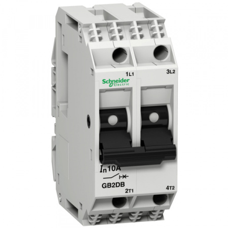 Schneider Electric GV2 Автоматический выключатель с комбинированным расцепителем 2P 0,5A