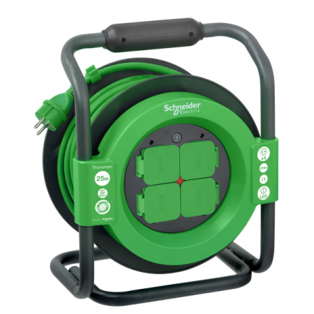Schneider Electric Удлинитель катушечный Thorsman 4 роз 25м 3х2.5 IP44