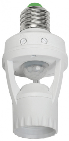 IEK Датчик движения ДД 045 белый E27 60Вт 360гр 6м IP20
