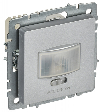 IEK BRITE BASE Алюминий Датчик движения ДС10-1-БрА