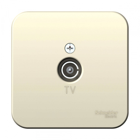 Systeme Electric Blanca наруж Молочная Розетка TV, изолир. пластина