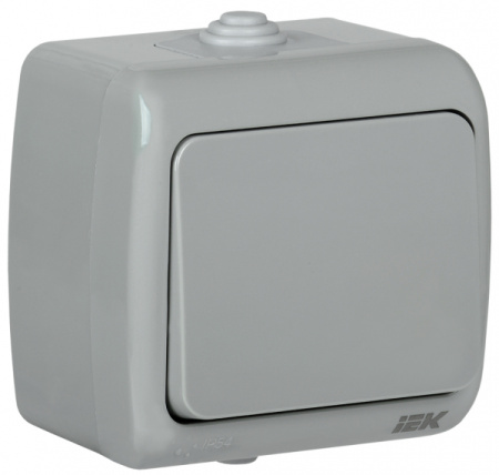 IEK ВС-20-1-0-A выключатель  одноклавишный открытой установки 10А IP54 AQUATIC