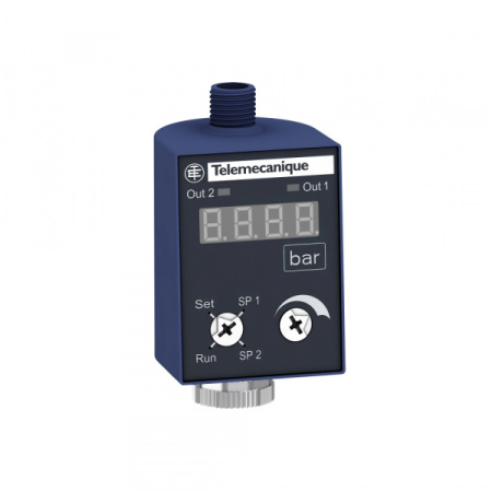 Schneider Electric Выключатель давления с дисплеем, 24 В, 2 PNP, M12