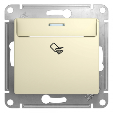 Systeme Electric Glossa Беж Выключатель карточный, сх.6