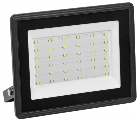 IEK Черный Прожектор LED СДО 06-50 IP65 6500 K