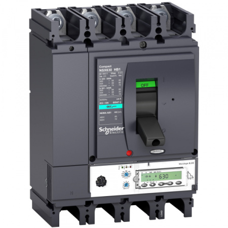 Schneider Electric Compact NS630 4P Выключатель Micrologic 5.3E 630A NSX630HB1 (75кА при 690B)