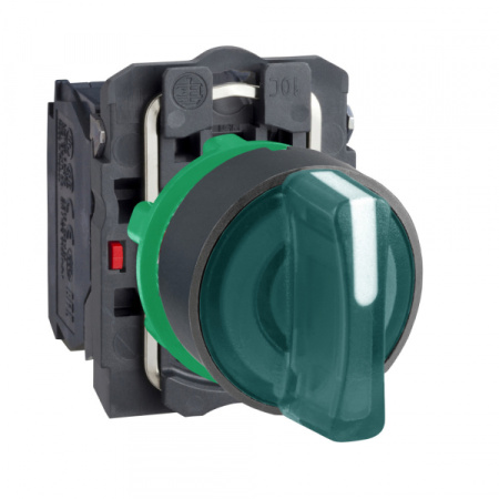 Schneider Electric Переключатель с подсветкой, 3 положения XB5AK133M5