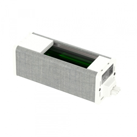 Schneider Electric Unica System+ Блок пустой для VDI (45х90) БЕЛЫЙ/СЕРАЯ ТКАНЬ