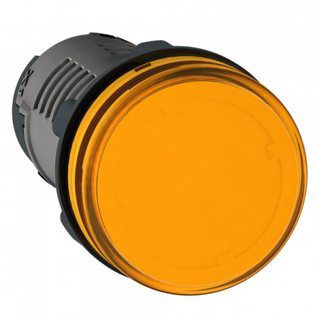 Schneider Electric Лампа сигнальная, желтая, 380В, LED