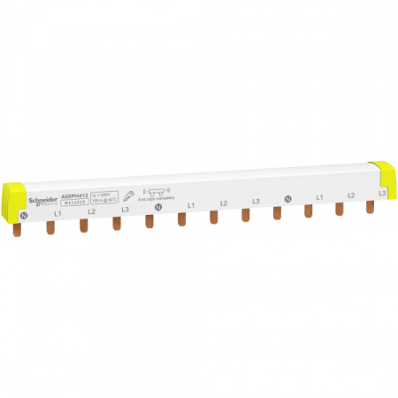 Schneider Electric Acti 9 Шинка гребенчатая 4P (NL1L2L3…) 12 мод.18мм 100А разрезаемая
